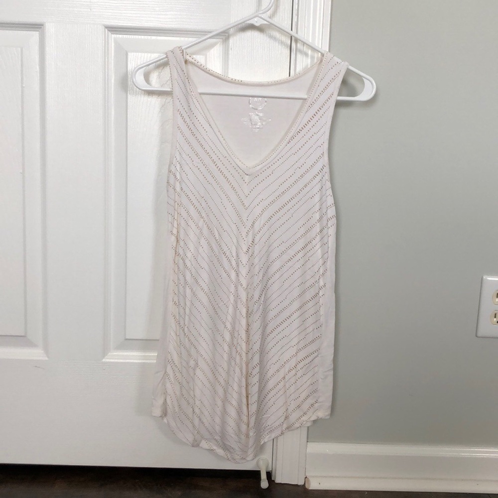 White tank top